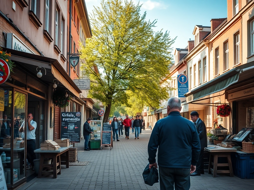 Mapa Grudziądza z zaznaczonym obszarem przy ul. Wilczej, gdzie miasto sprzedaje nieruchomości